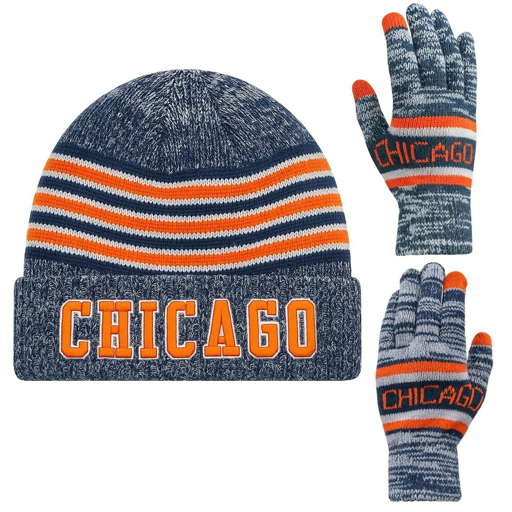 1771 Vintage Classic Skull Cap 3D Embroidery Beanie Cuffed Winter Hat Knit